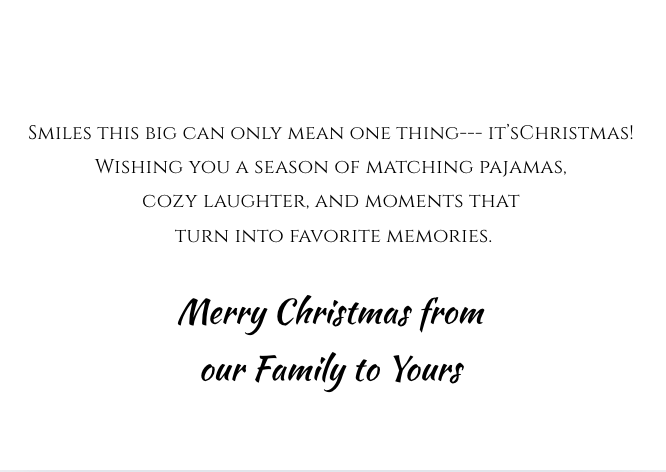 Individual Card- Christmas Joy